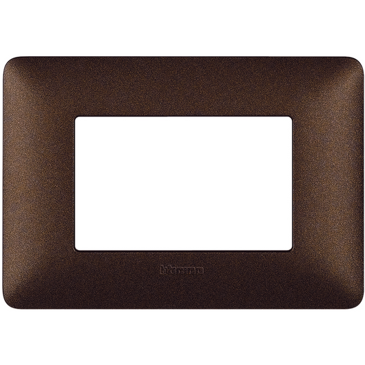 BTICINO - BTIAM4803TGG MATIX - PLACCA 3P MARRONE CAFFE