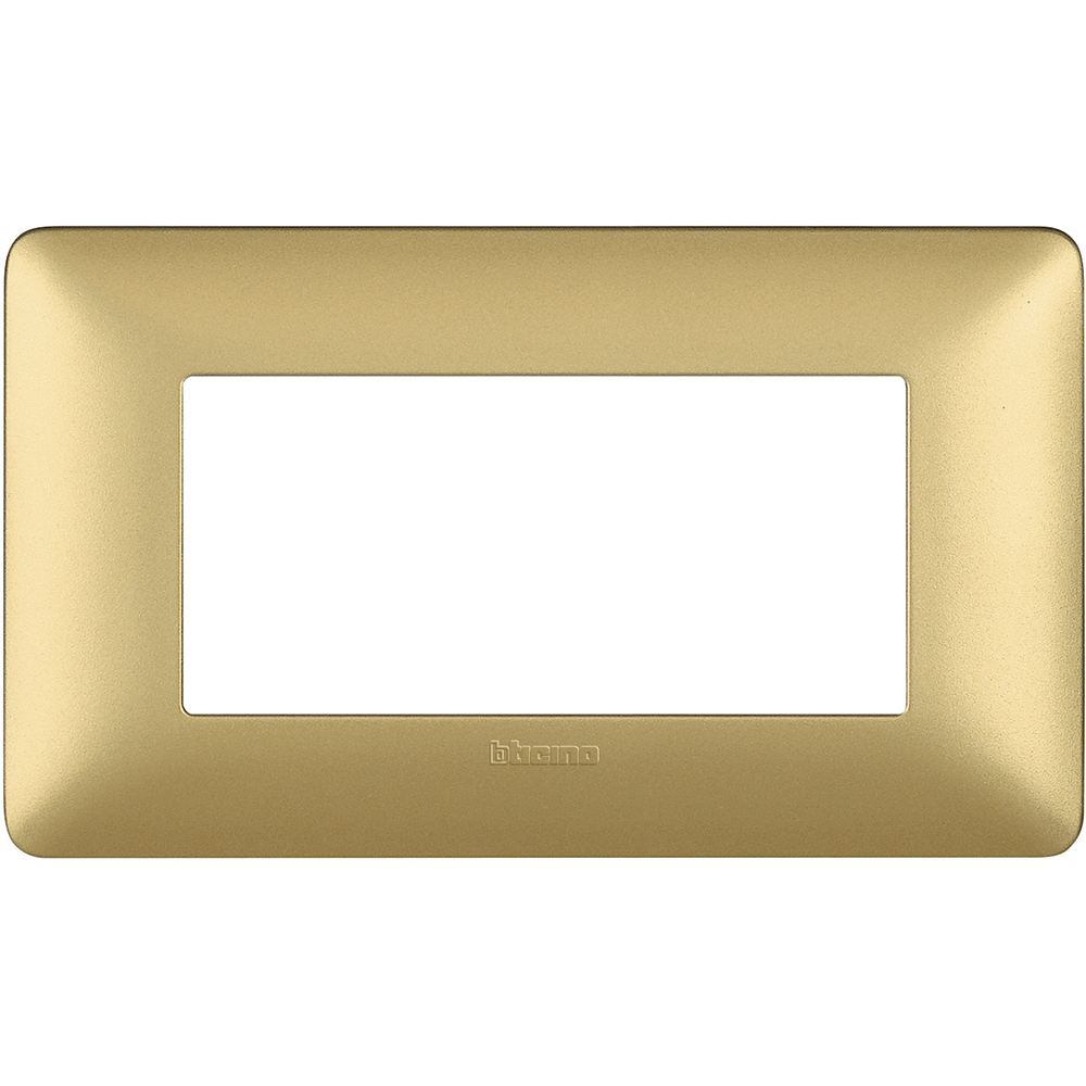 BTICINO - BTIAM4804MGL MATIX - PLACCA 4P GOLD