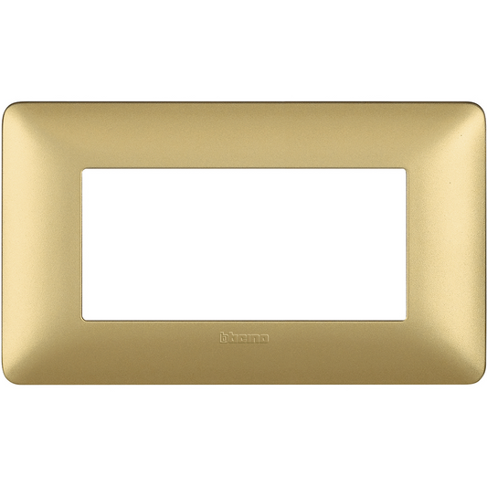 BTICINO - BTIAM4804MGL MATIX - PLACCA 4P GOLD