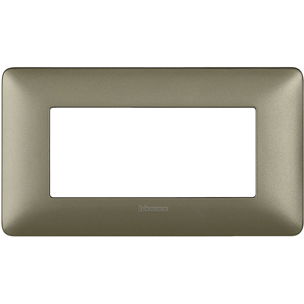 BTICINO - BTIAM4804MTA MATIX - PLACCA 4P TITANIUM