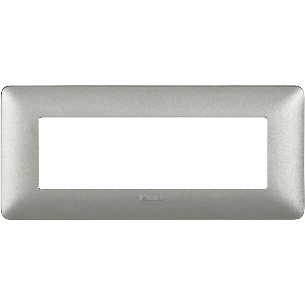 BTICINO - BTIAM4806MSL MATIX - PLACCA 6P SILVER