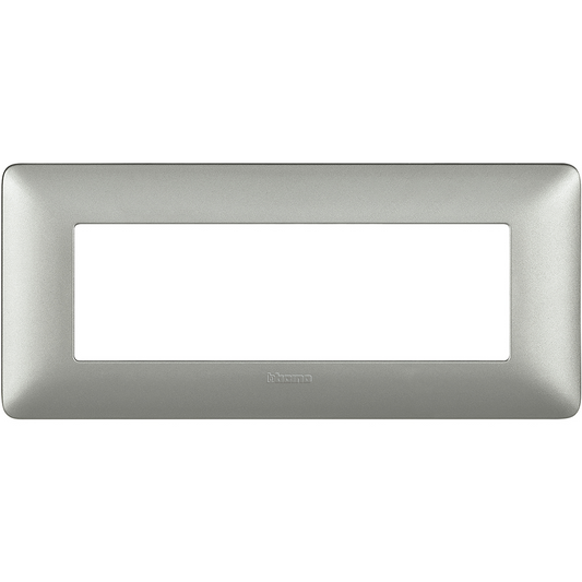 BTICINO - BTIAM4806MSL MATIX - PLACCA 6P SILVER
