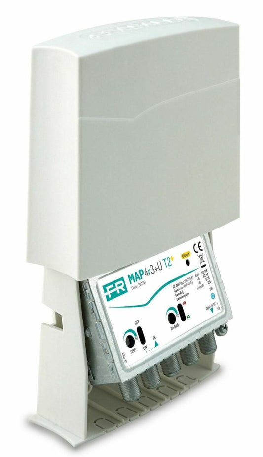 Amplificatore Fracarro da palo MAP4R3+U T2+ Modello 223751 1 Ingressi 116dB