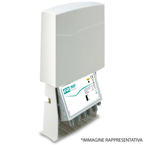 Fracarro MAP2r3+U T2 Amplificatore 1 Ingresso 25dB da palo 3+DAB+UHF