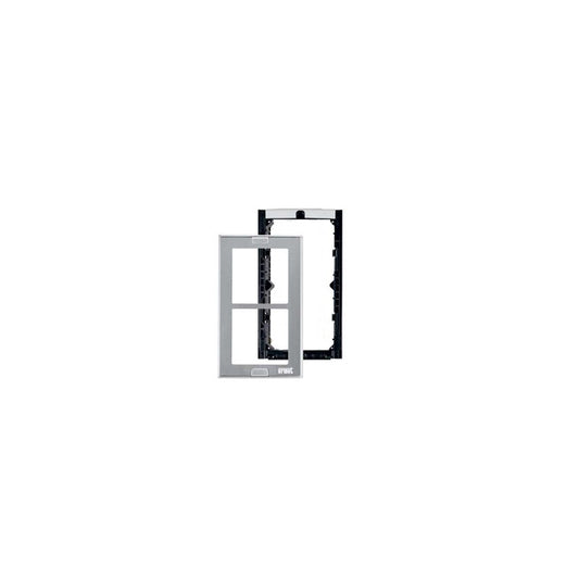 Telaio porta moduli Urmet con cornice per 2 moduli Urmet 1148/62