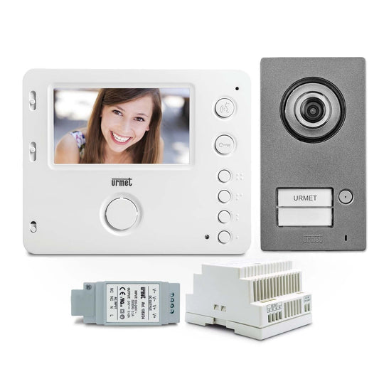 Kit Videocitofono urmet 1722/93 monofamiliare Monitor vivavoce