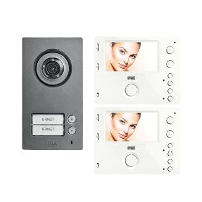 Kit Videocitofono Urmet Bifamiliare Monitor vivavoce urmet 1722/94